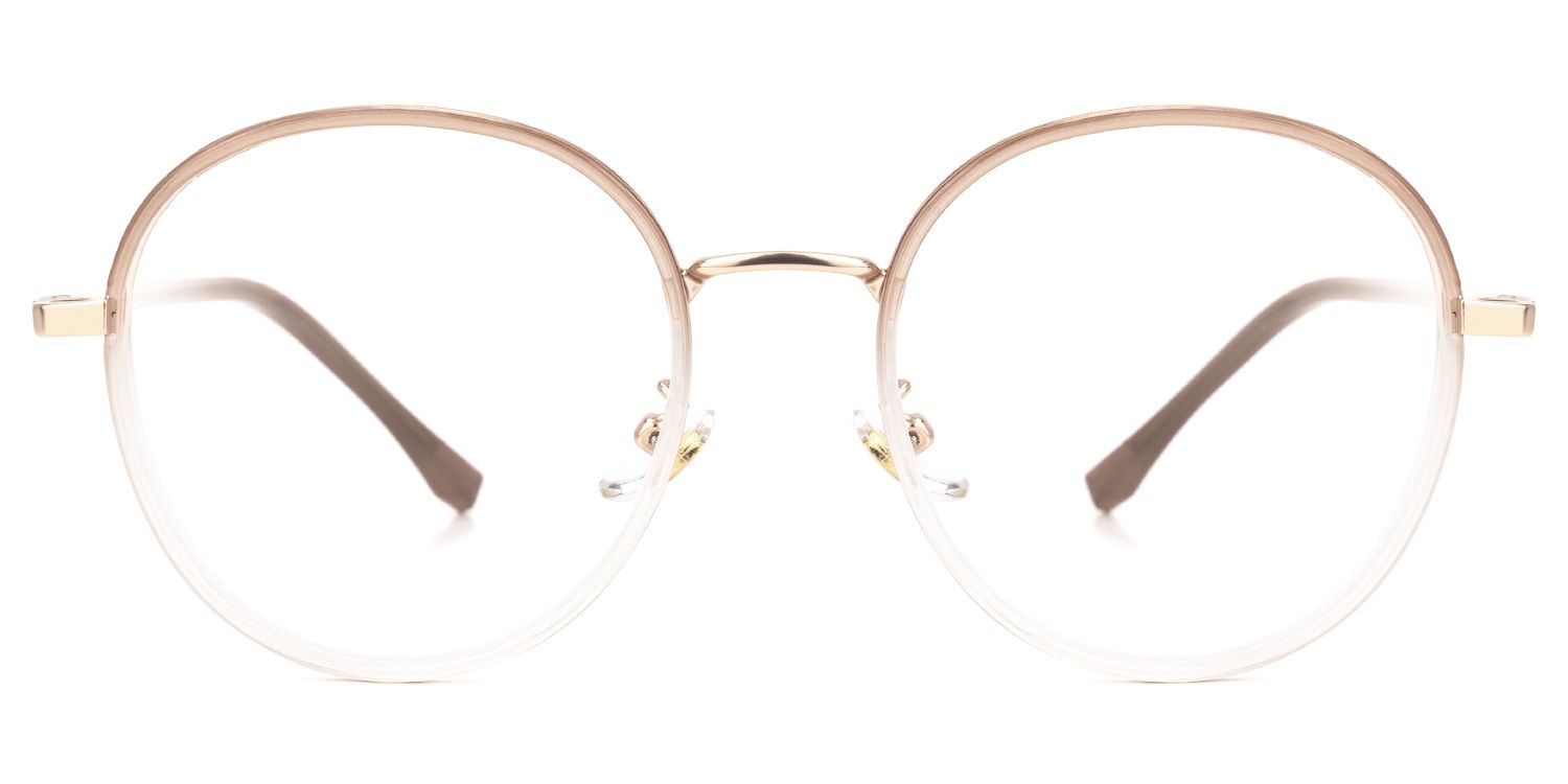 Nakita Marron Cristal Ronde Lunettes0