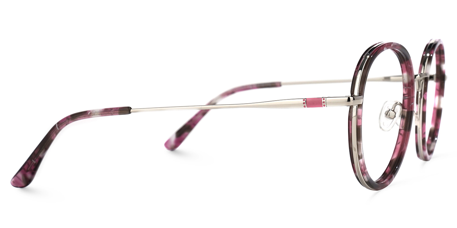 Allison Rouge Tortue Ronde Lunettes2