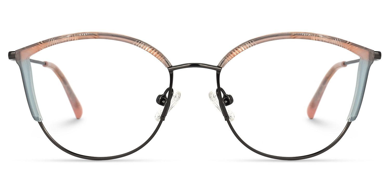 Agatha Orange Floral Cateye Lunettes0