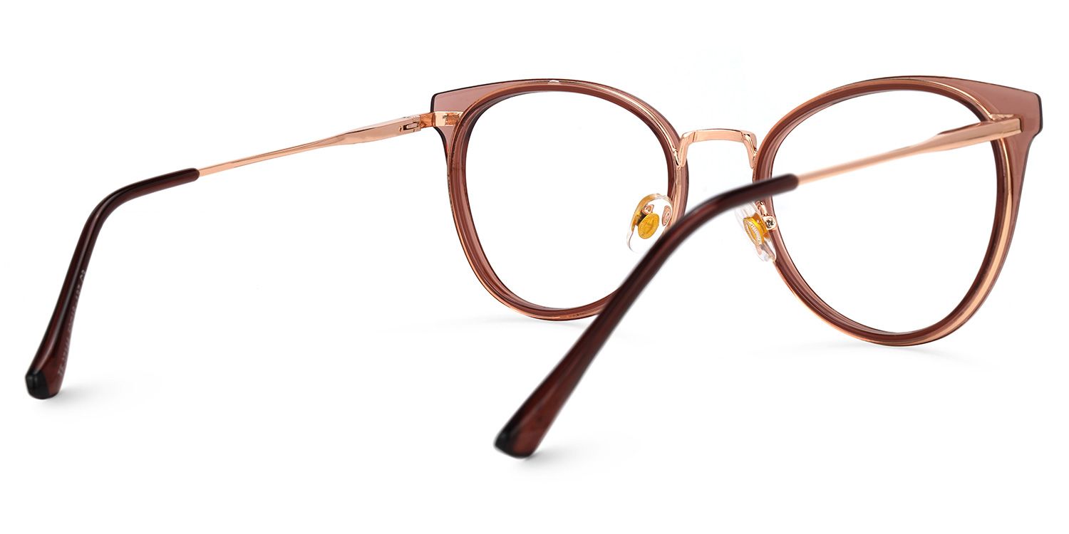 Steele Marron Ronde Lunettes3