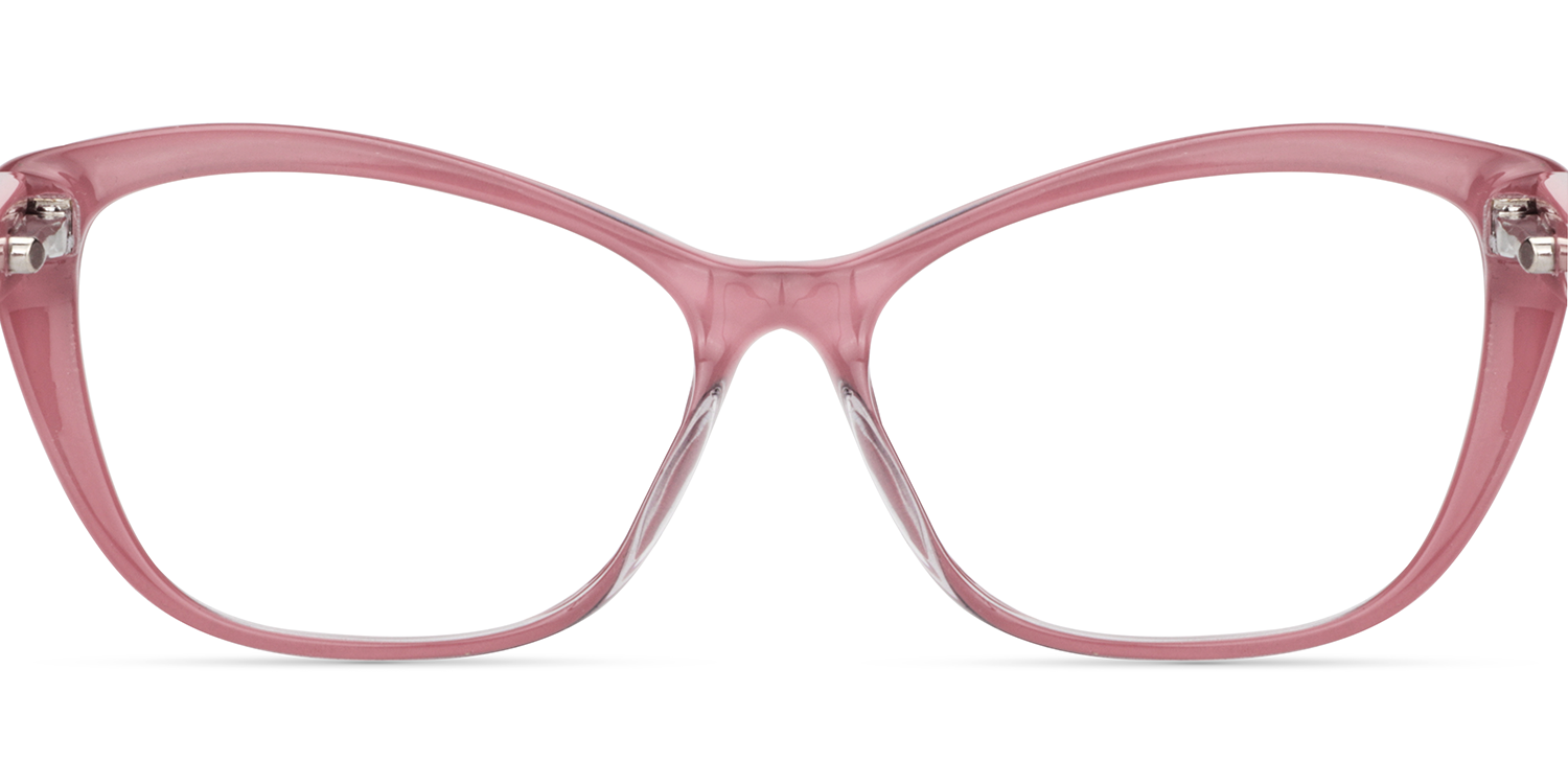 Fidelia Noir Rose Cateye Lunettes4