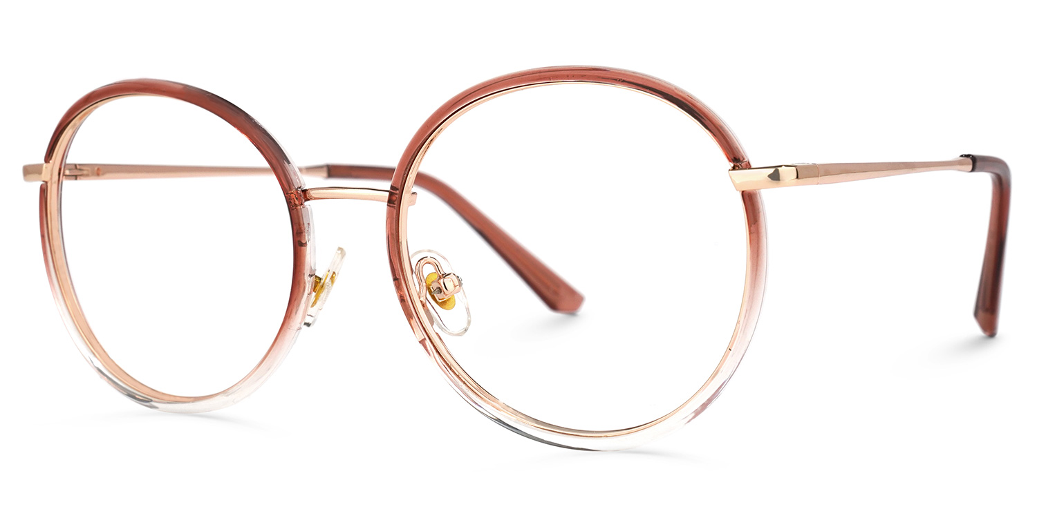 Patricia Rouge Cristal Ronde Lunettes1