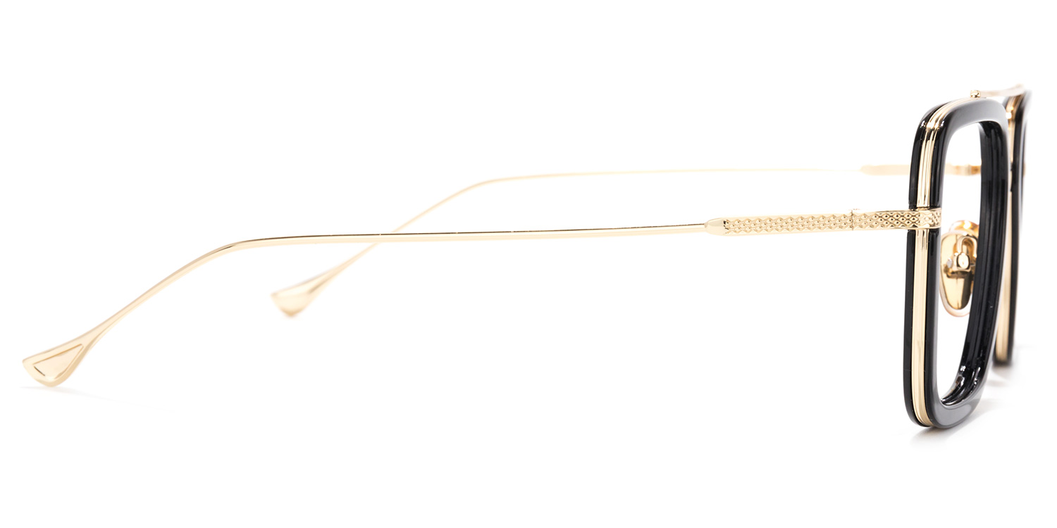 Gifford Noir Aviateur Lunettes4