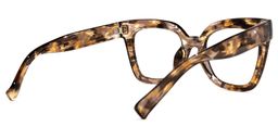 Malcolm Marron-Floral Carré lunettes2