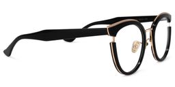 Laraine Noir Cat-eye lunettes3