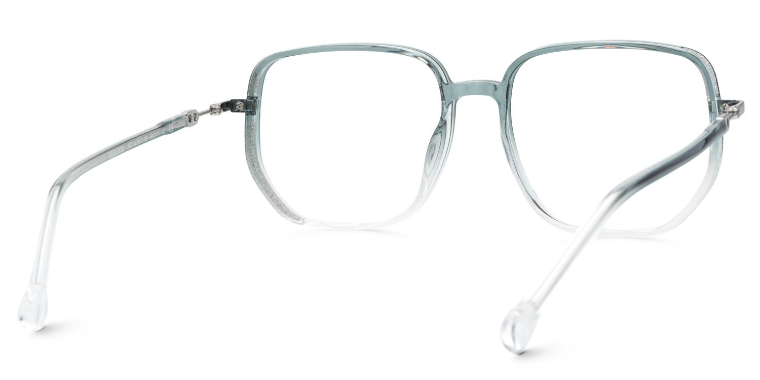 Joana Bleu Géométrique Lunettes5