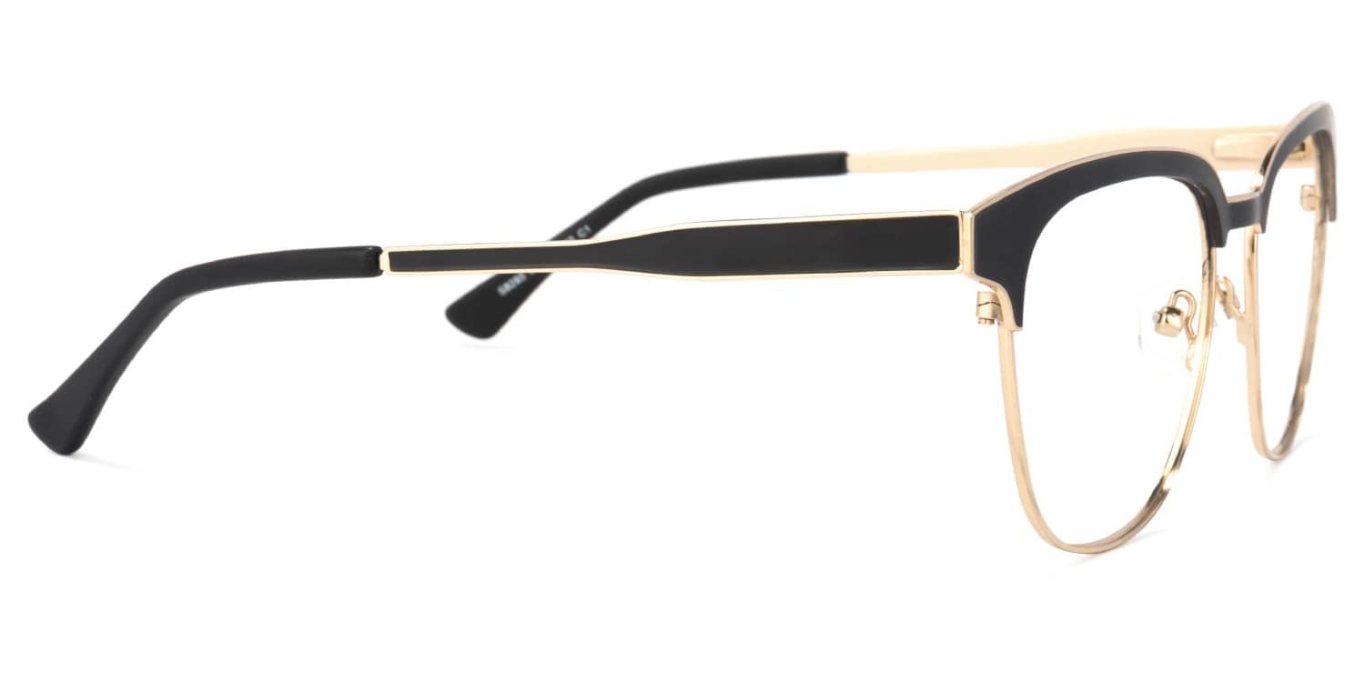 Wren Noir Or Browline Lunettes3