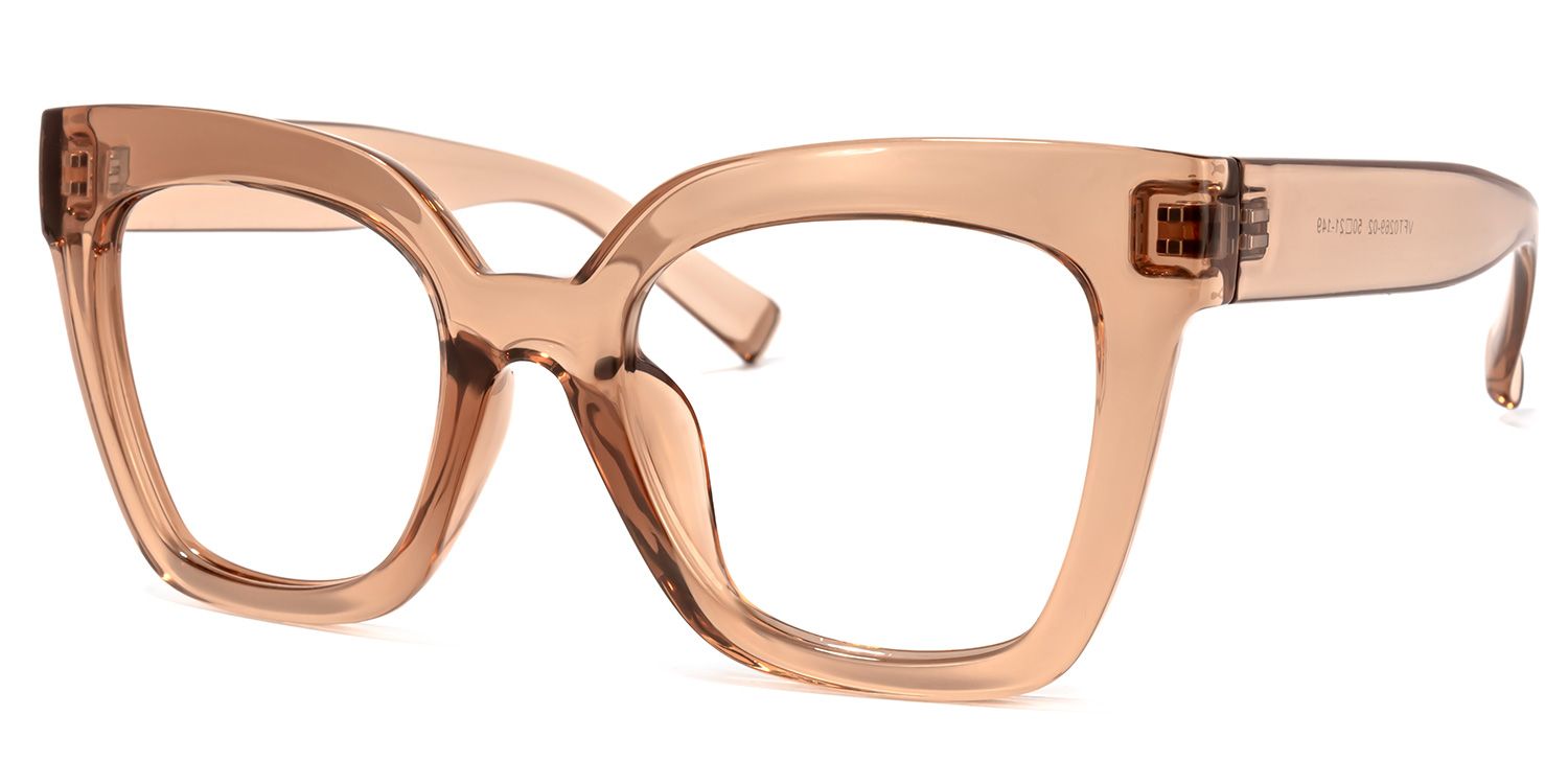 Malcolm Beige Carré Lunettes1