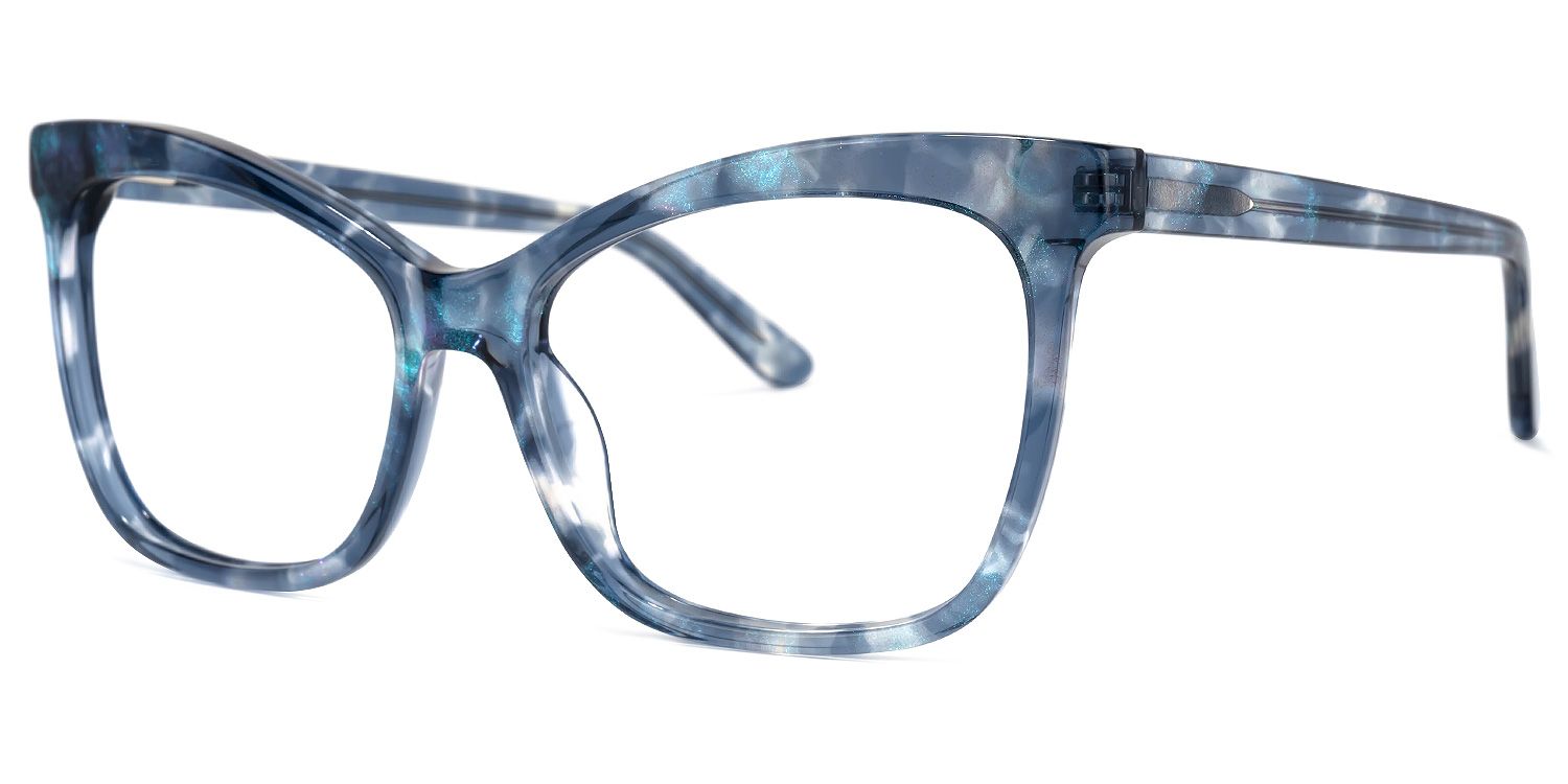 Richardson Bleue Cateye Lunettes2