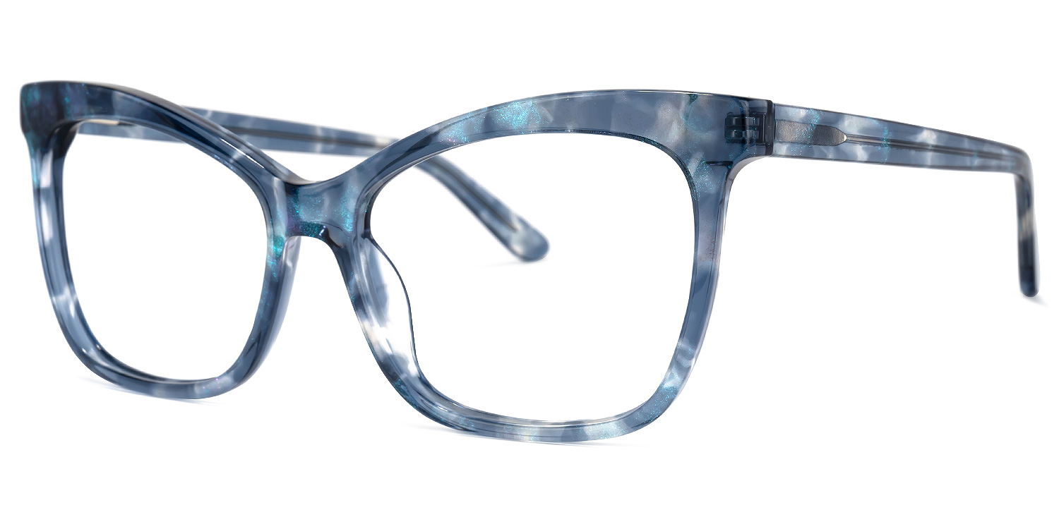 Richardson Bleue Cateye Lunettes2