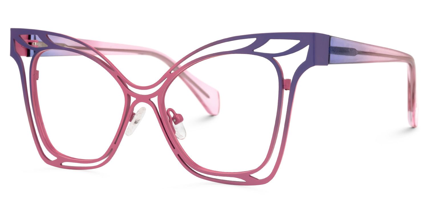 Cini Rose Cateye Lunettes1