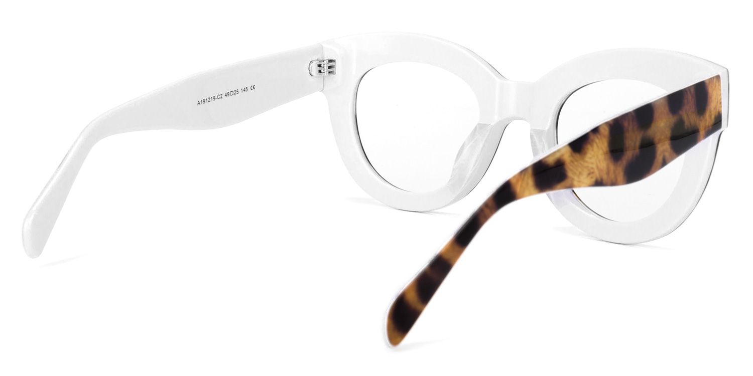Torres Jaune Léopard Cat Eye Lunettes4