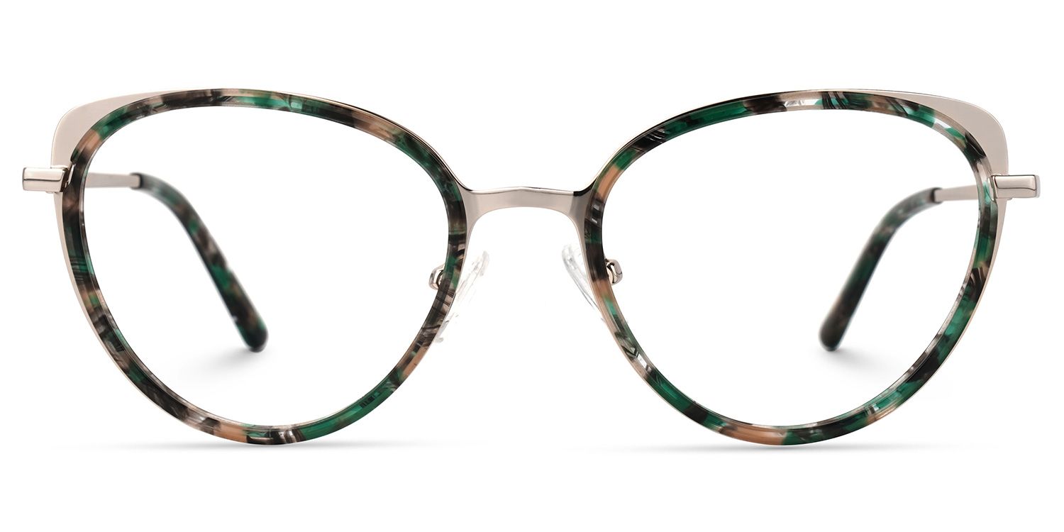 Vanesa Vert Tortue Cateye Lunettes0