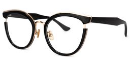Laraine Noir Cat-eye lunettes1