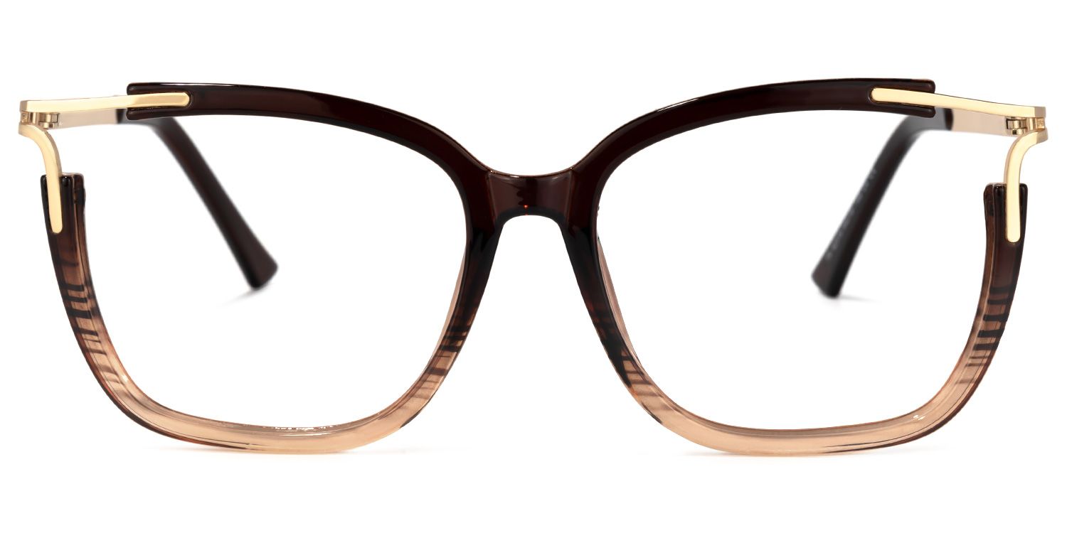 Nuriama Marron Cateye Lunettes1