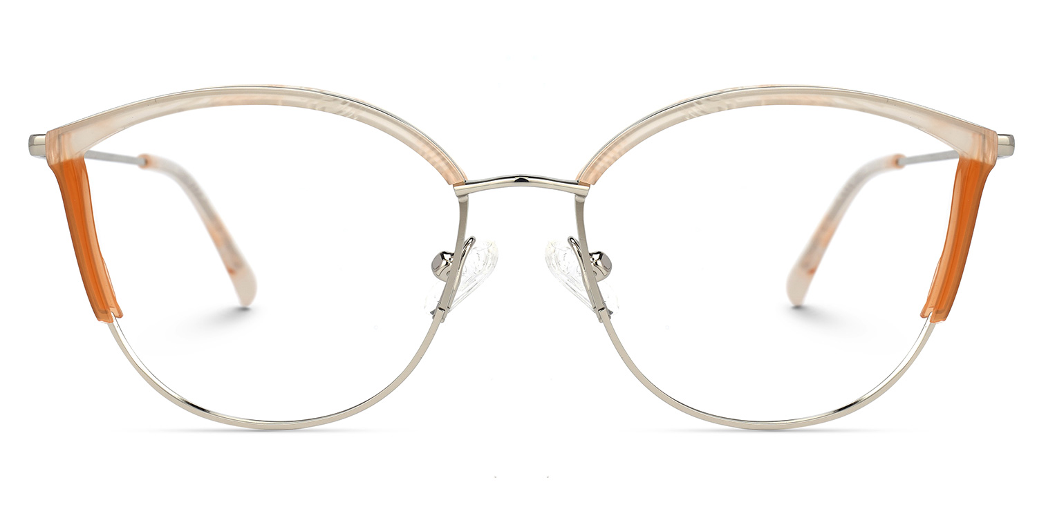 Agatha Orange Cateye Lunettes0