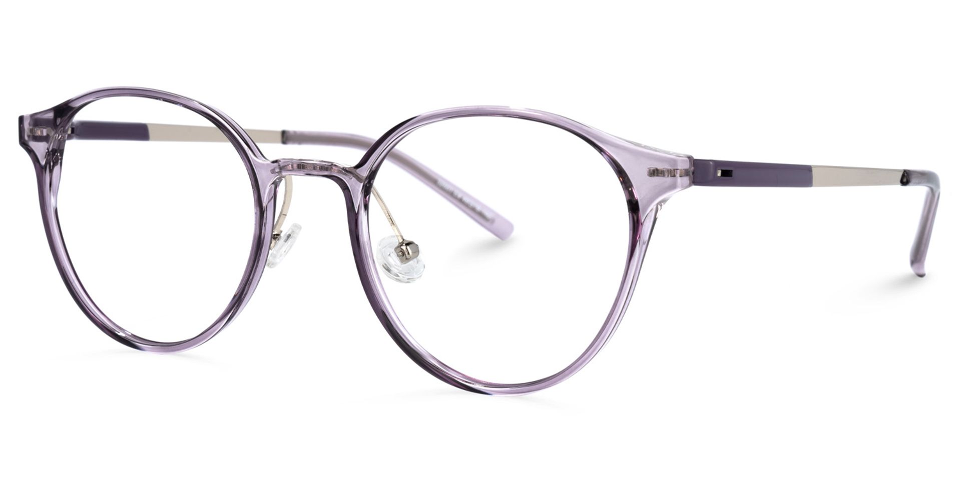 Laszlo Lunettes rondes Purple Crystal1