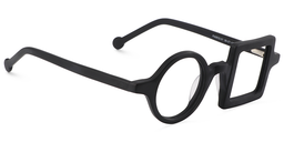 Paola Noir Géométrique lunettes2