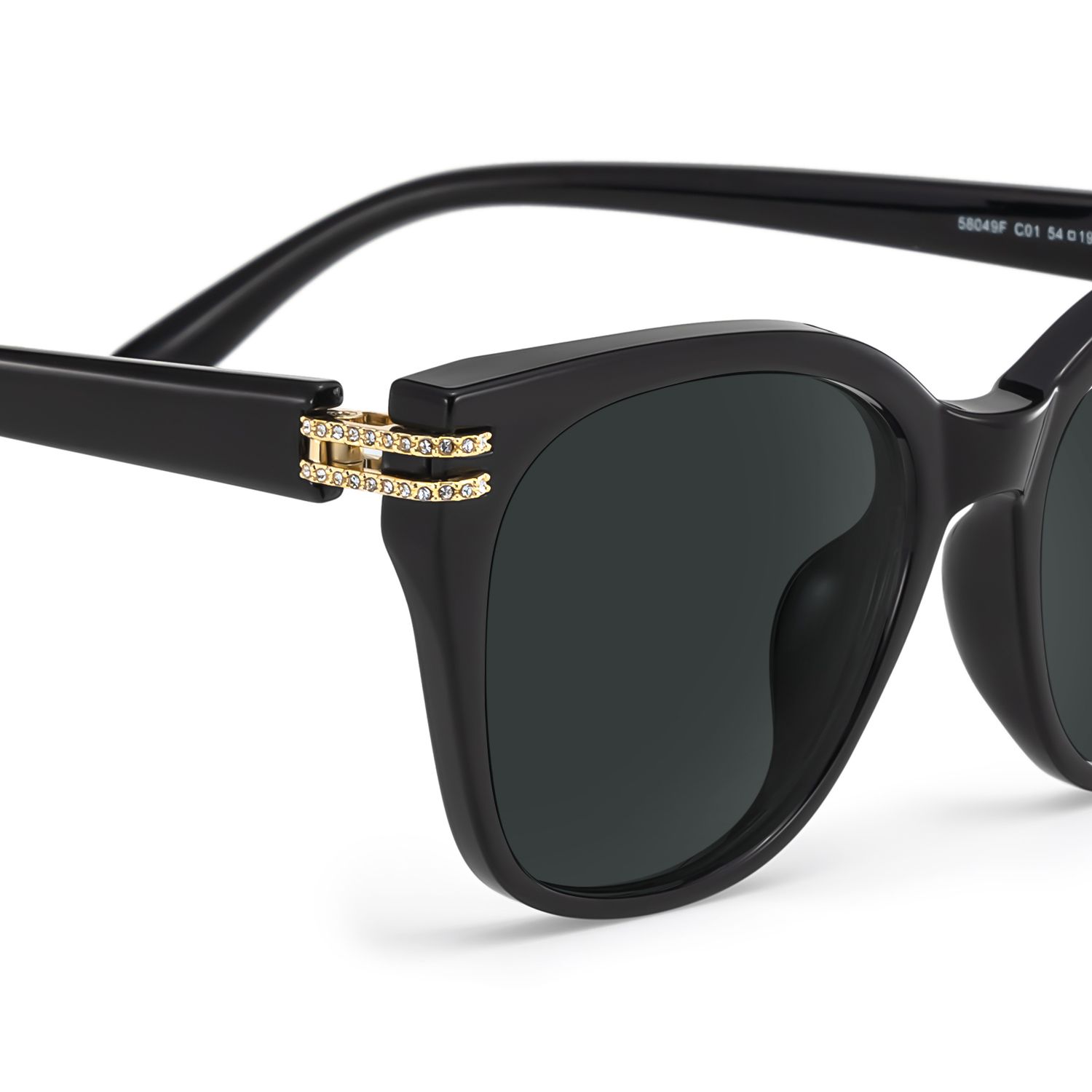 Lunettes de soleil de vue Square Noir Catalina | ZEELOOL4