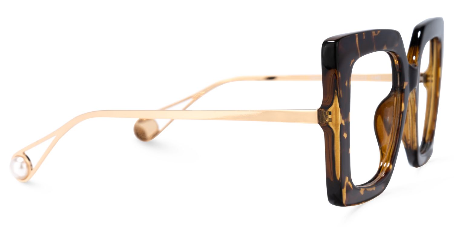 Qatar Tortue Or Carré Lunettes2