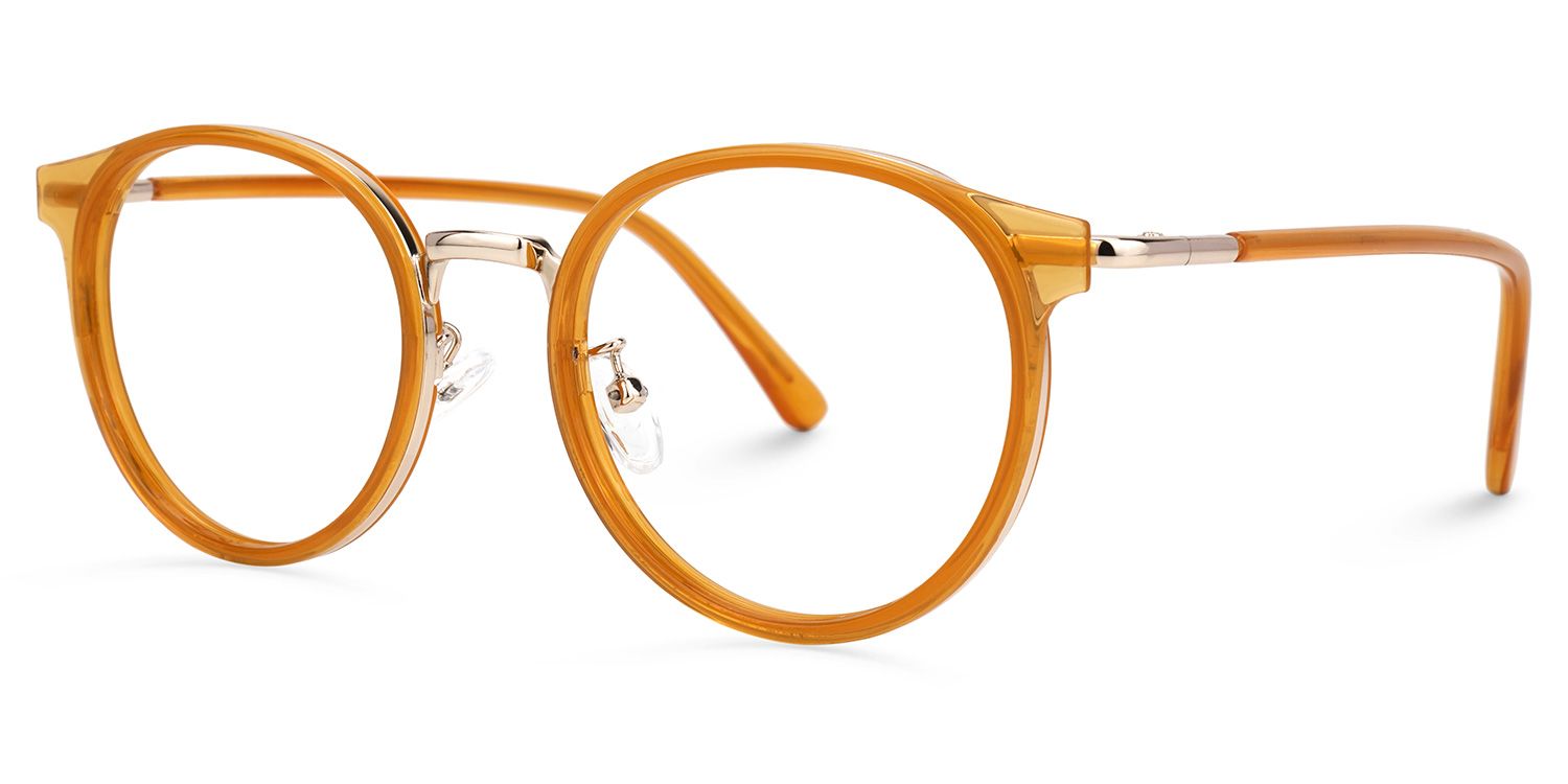 Zschopau Orange Ronde Lunettes1