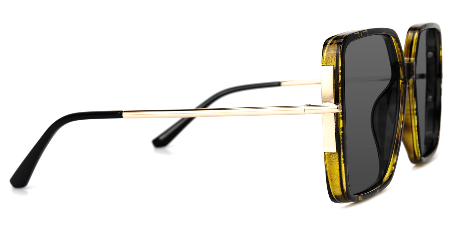 Georgia Tortue Rectangle Lunettes solaires2