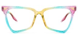 Cicely Arc-en-ciel Géométrique lunettes0