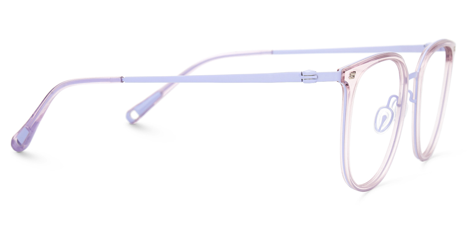 Gilliane Violet Ronde Lunettes2