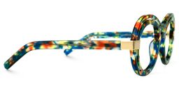 Texidor Bleu Tortue Ronde lunettes2