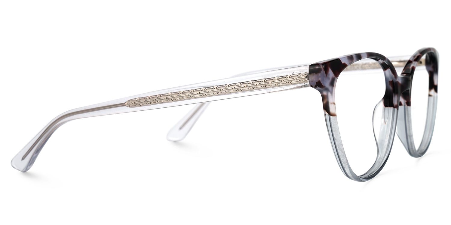 Felesa Mauve Tortue Cateye Lunettes2