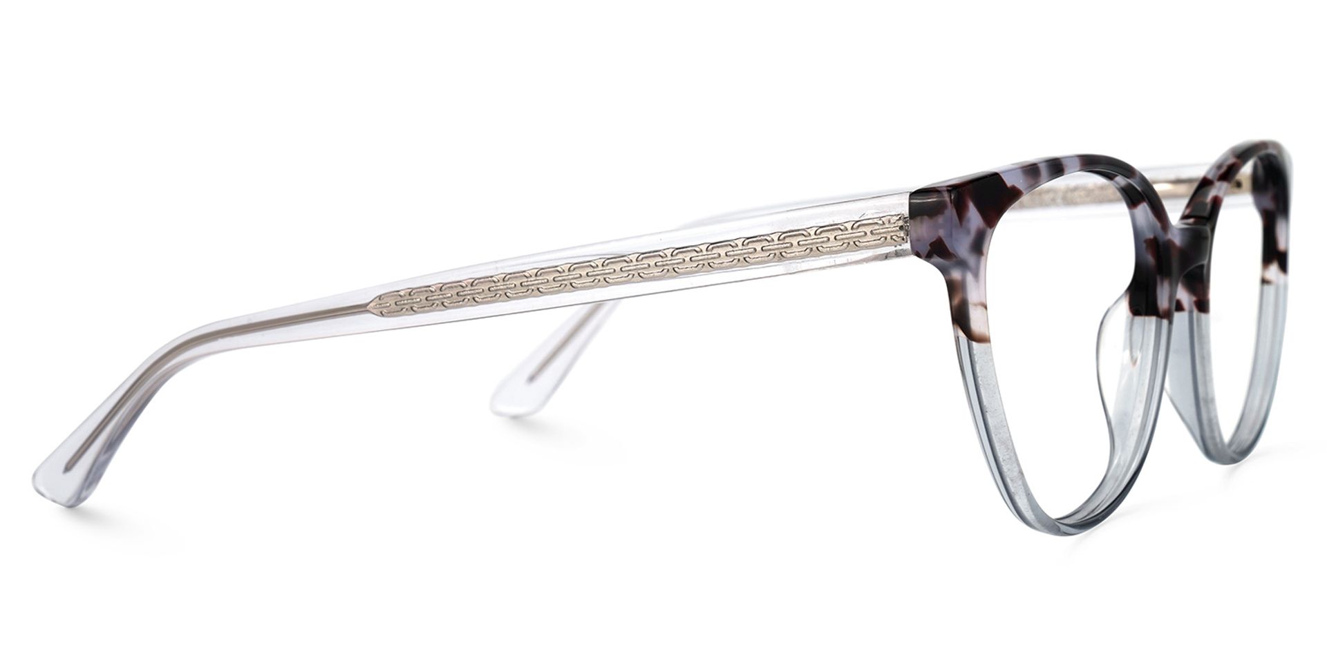 Felesa Mauve Tortue Cateye Lunettes2