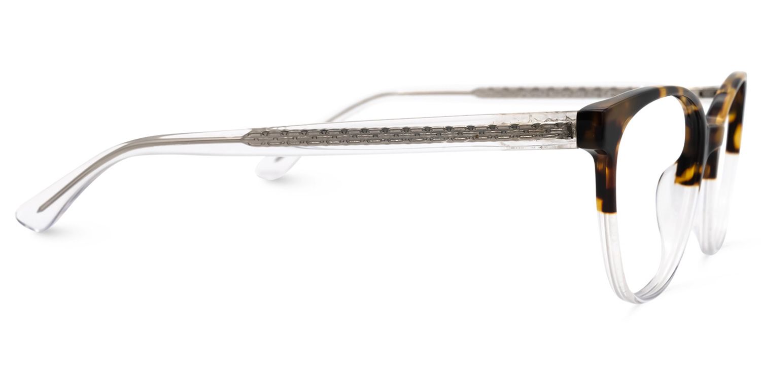 Felesa Marron Tourtue Cateye Lunettes2