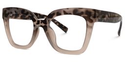 Malcolm Bicolore Carré lunettes1