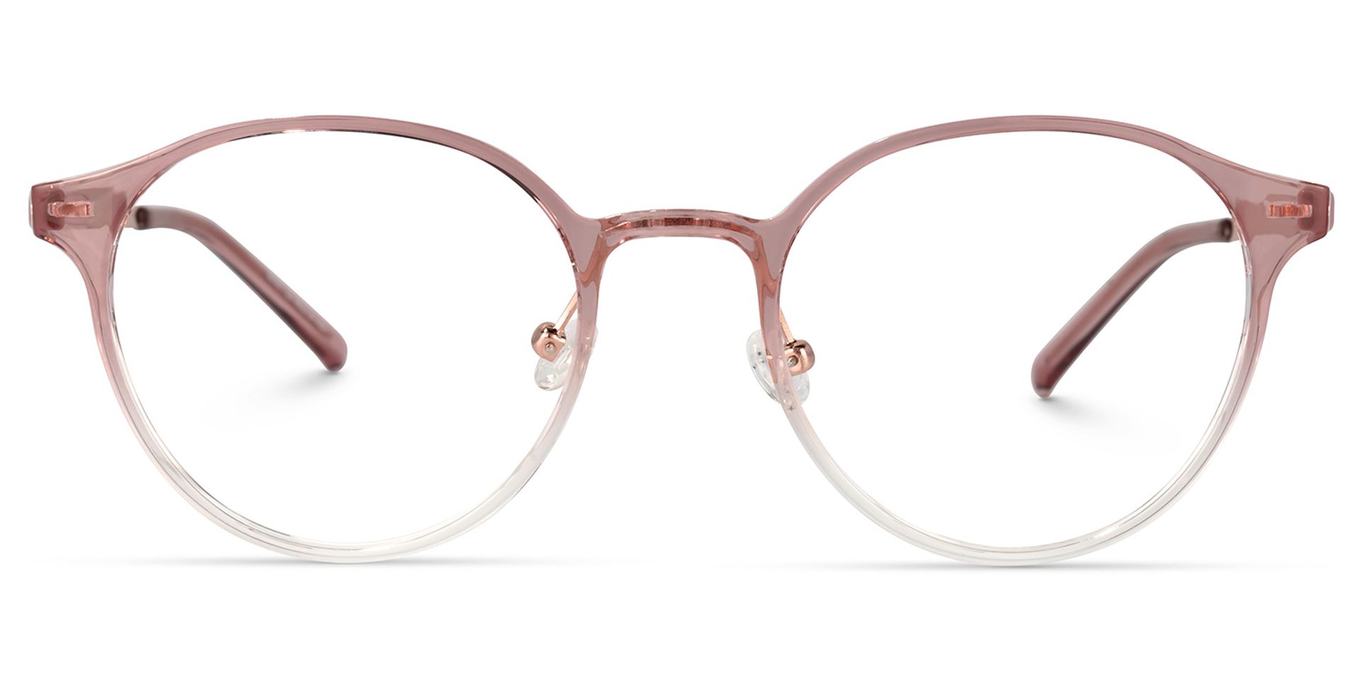 Laszlo Lunettes rondes en cristal Marron0