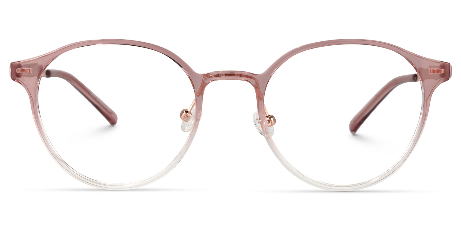 Laszlo Lunettes rondes en cristal Marron0