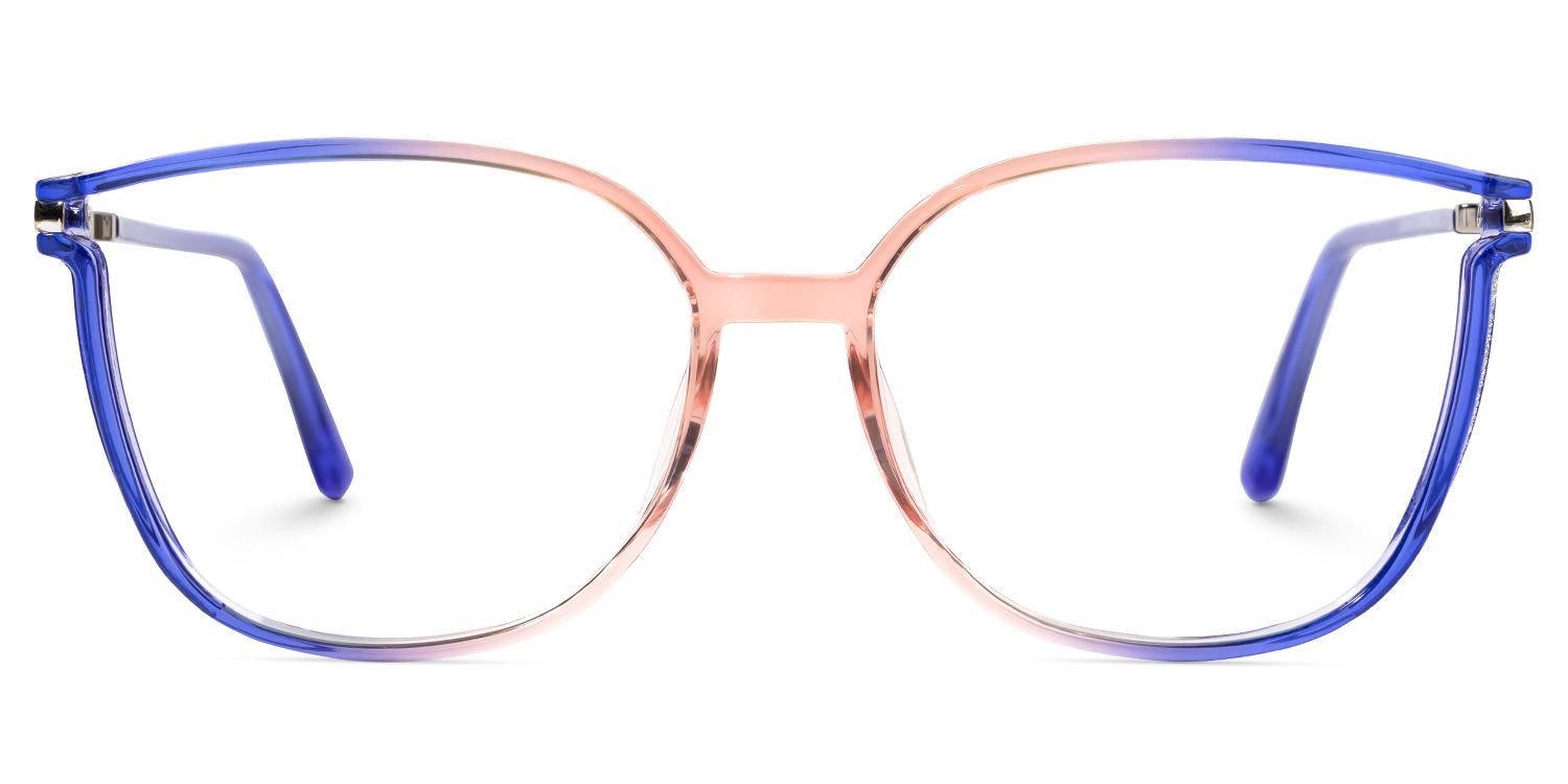 Rodz Bleu-Rose Carré Lunettes0