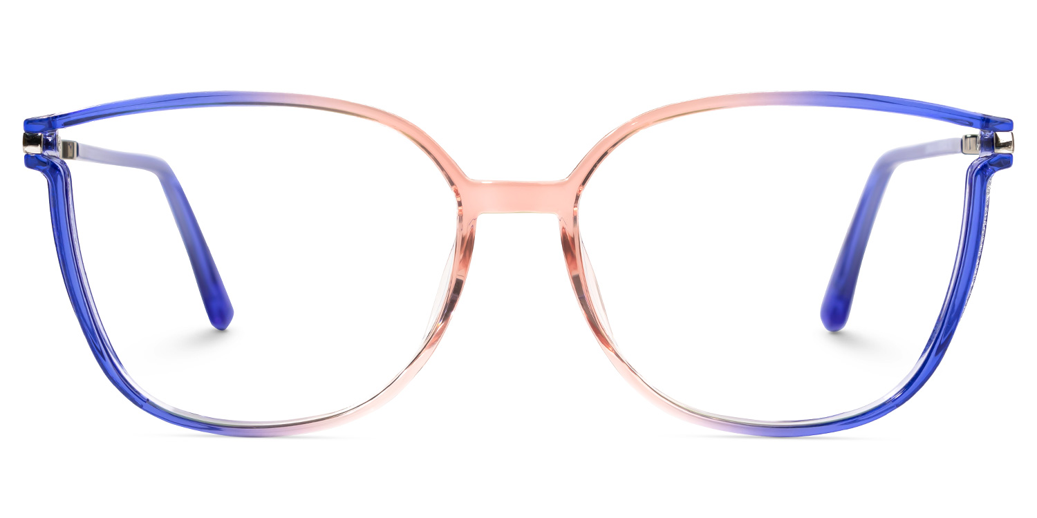 Rodz Bleu-Rose Carré Lunettes0