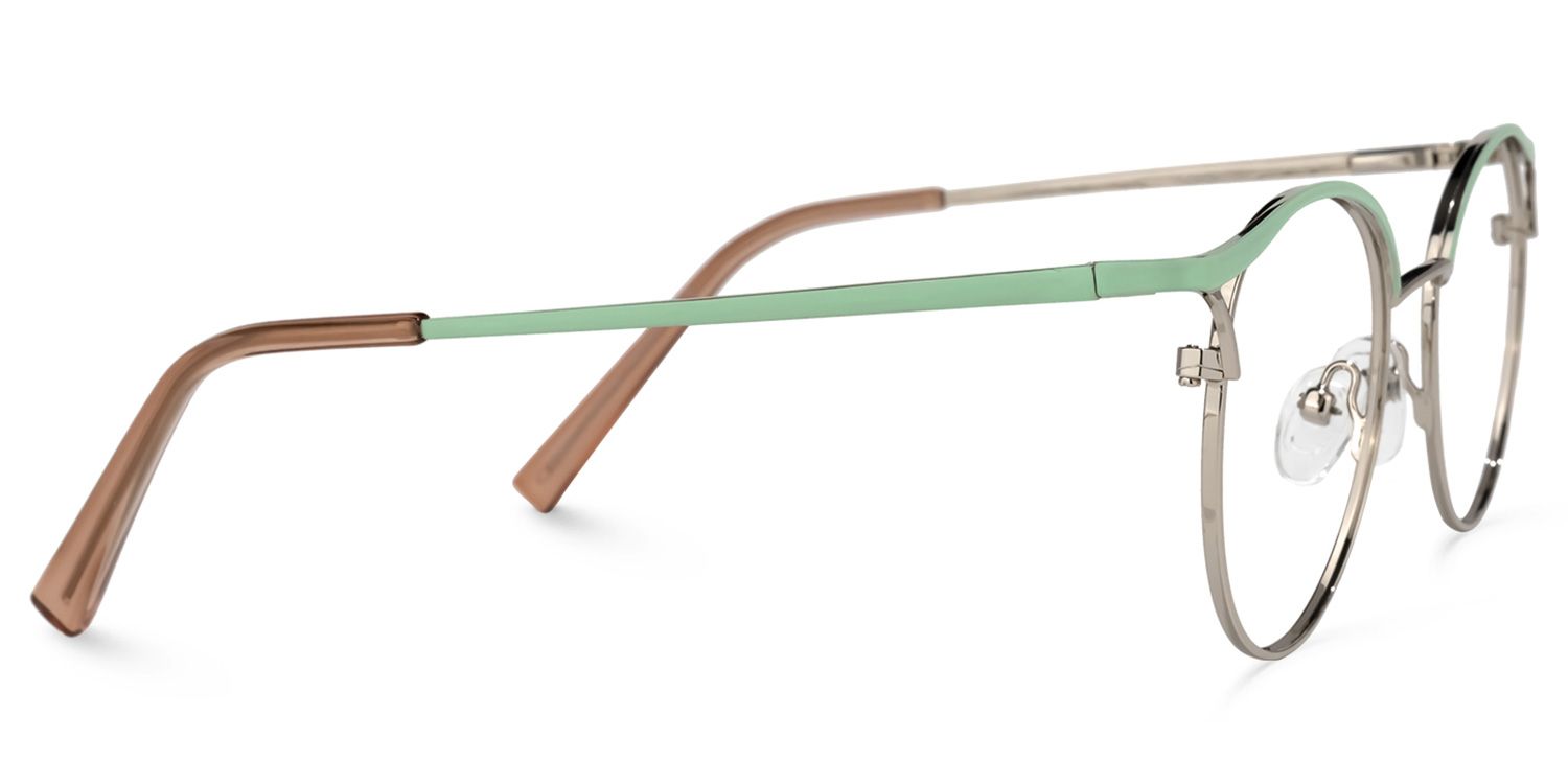 Sharon Vert Cateye Lunettes3