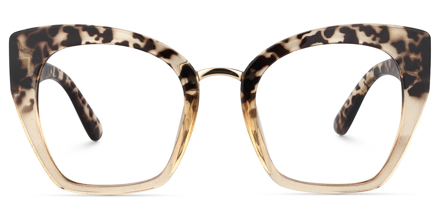 Denis Hell Lunettes de vue de cateye tortue0