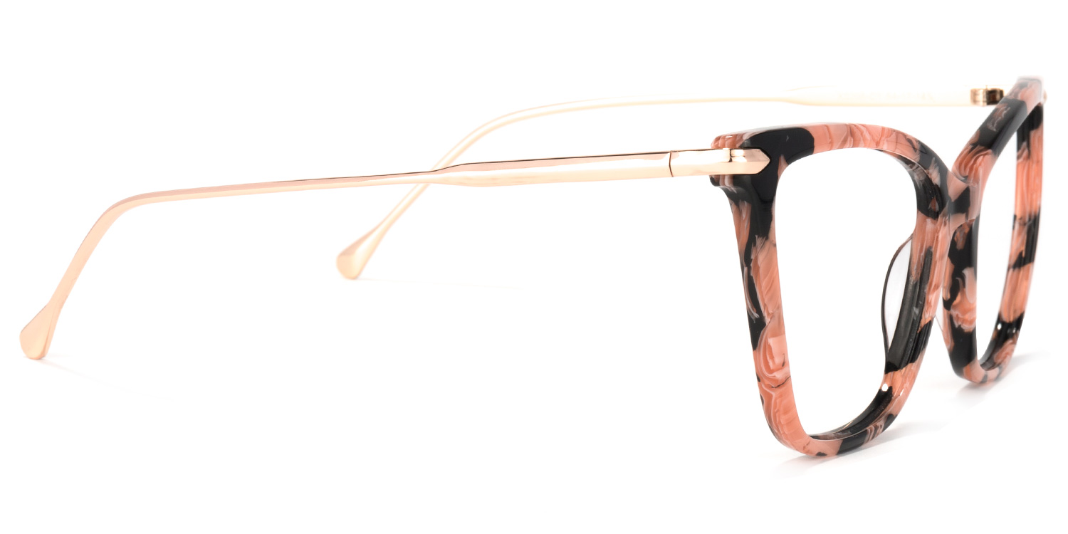 Hilary Lunettes papillon à motifs floraux roses2