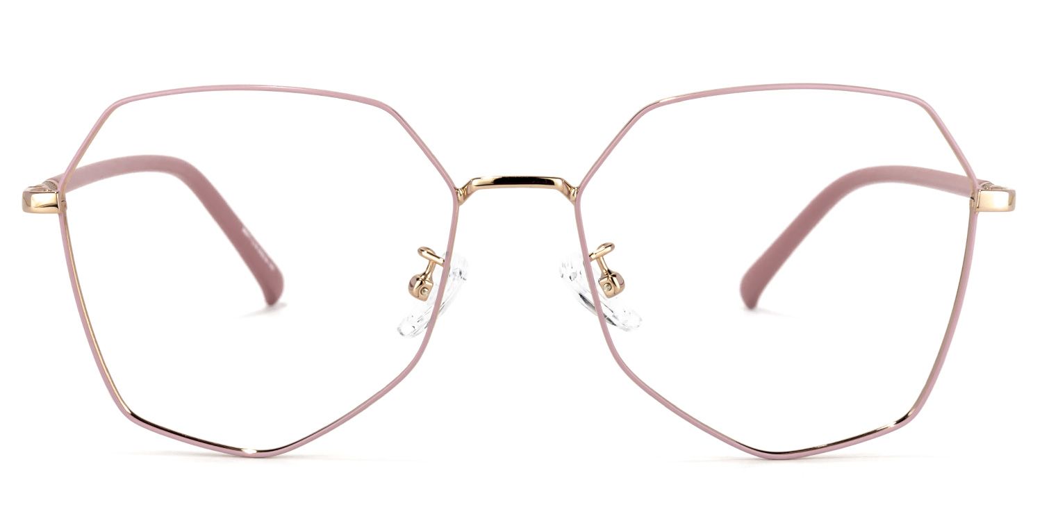 Bivins Rose Géométrique Lunettes1