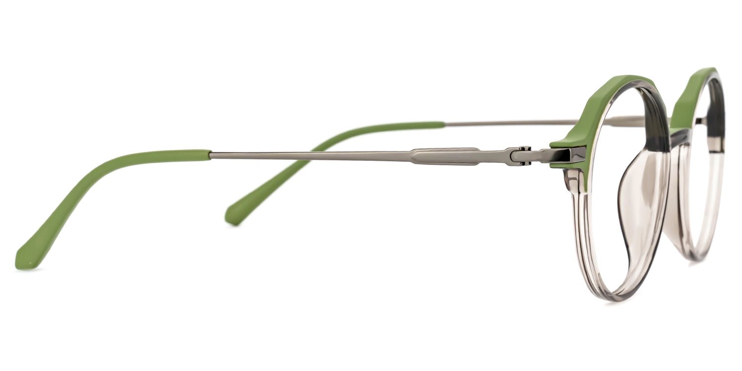 Jessye Vert Ronde Lunettes3