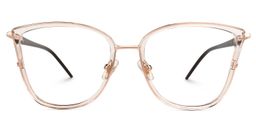 Marisa Beige Cat-eye lunettes0