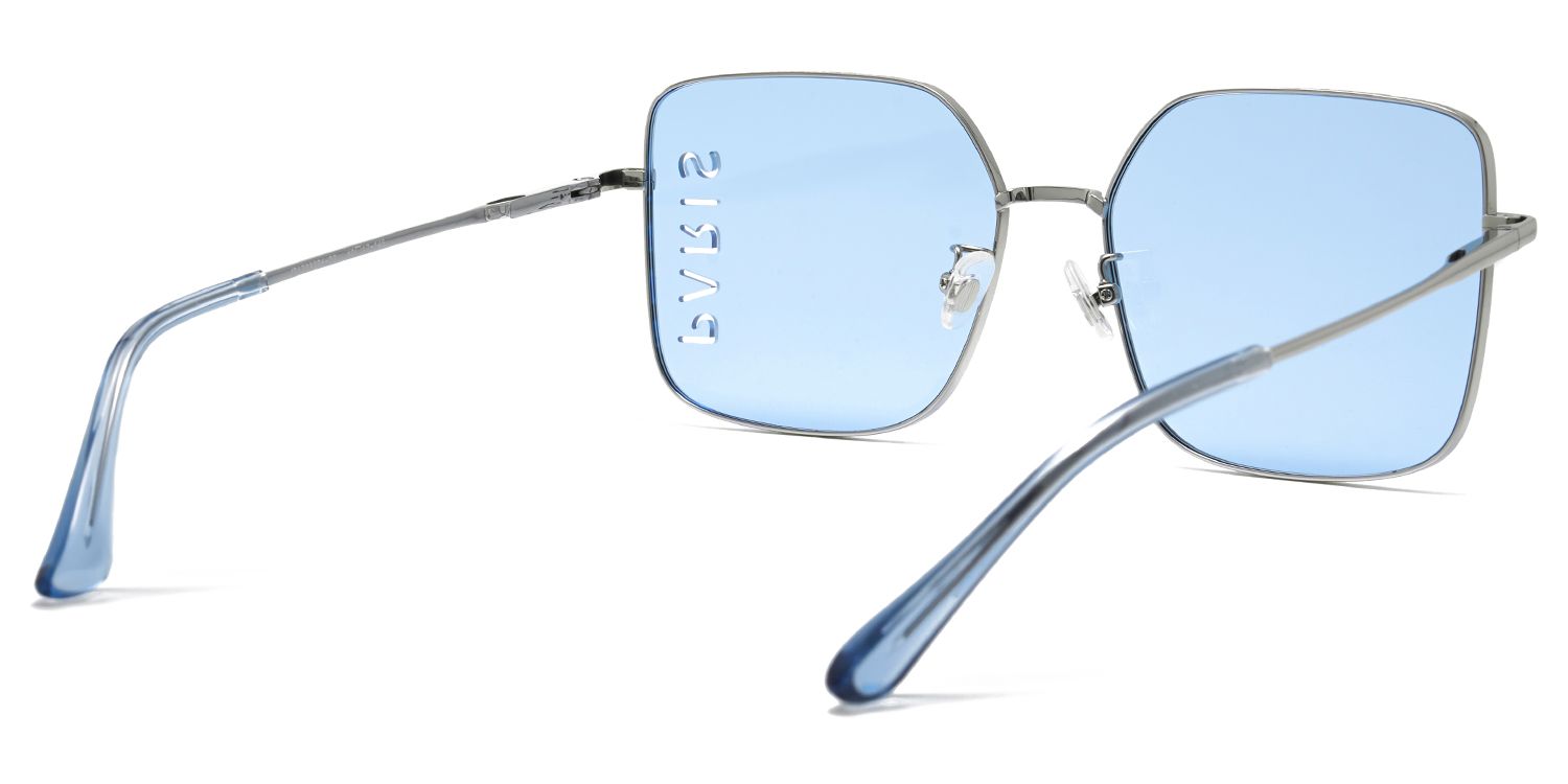 Millet Rectangle Bleu Lunettes de soleil pour Femmes et Hommes | ZEELOOL FR4