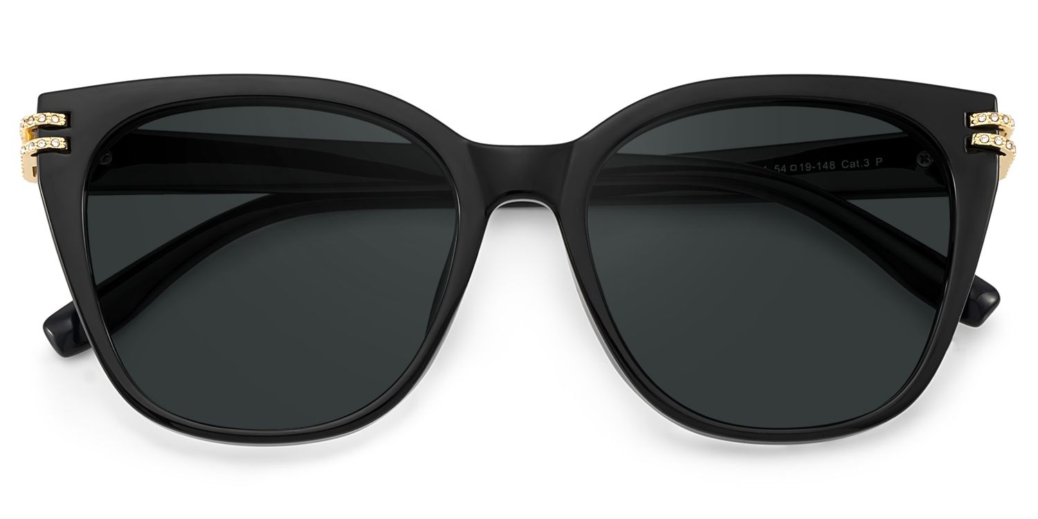 Lunettes de soleil de vue Square Noir Catalina | ZEELOOL1