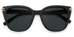 Catalina Noir Carré lunettes de soleil1