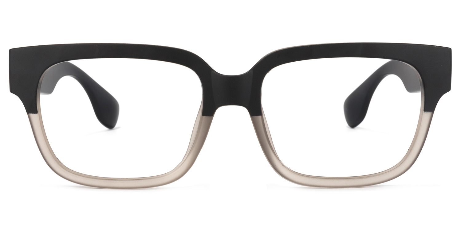 Colin Lunettes rectangulaires grises noires0