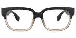 Colin Noir Gris Rectangulaire lunettes0