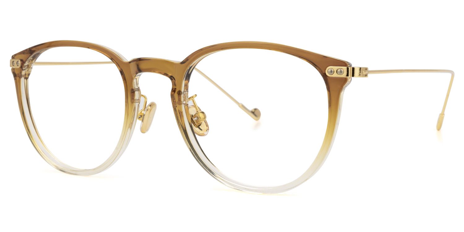 Maruchy Jaune Ronde Lunettes1