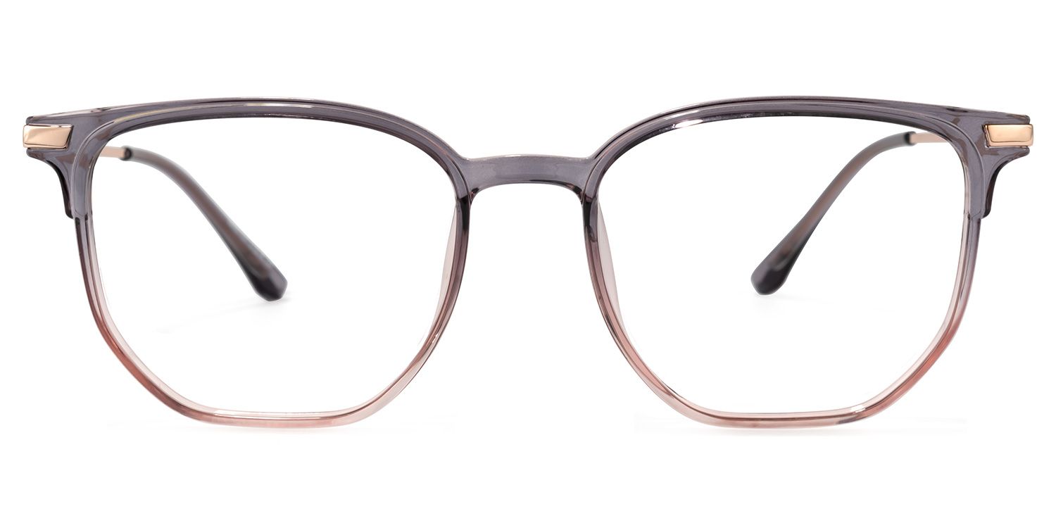 Zarola Lunettes carrées violettes 0